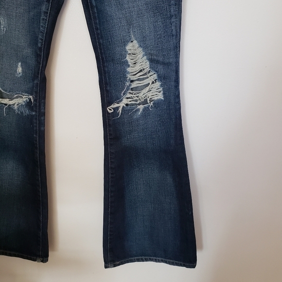Madison Denim co low rise flare leg jeans. Sz 5/6 juniors sizes. Waist 31. - Picture 4 of 10